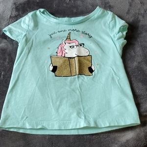 Unicorn just one more story shirt
